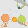 Door Pingpong Game Pingpong Doorway Game Hanging Pingpong Trainer Set Adjustable Hanging Table Tennis Trainer Set
