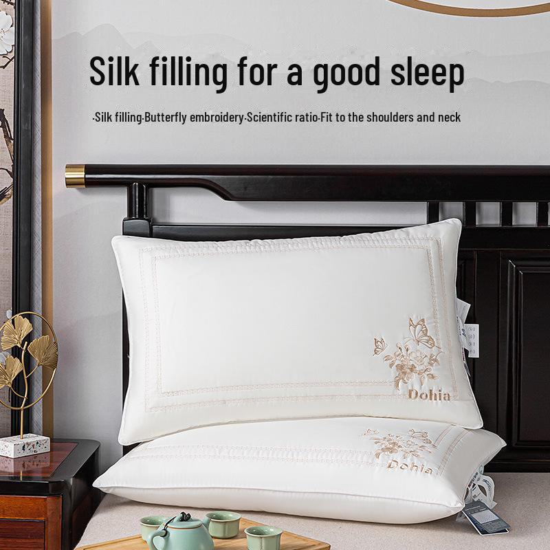 

Silk Feather Velvet Pillow for Couples - Gift Edition 74*48 cm