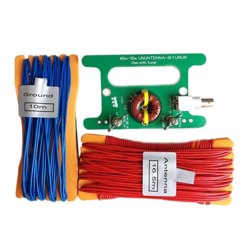 

Portable Balance Unbalance Ununtenna 10W BALUN 9:1 Use with Tuner with BNC Interface Interface and Long Cable 1