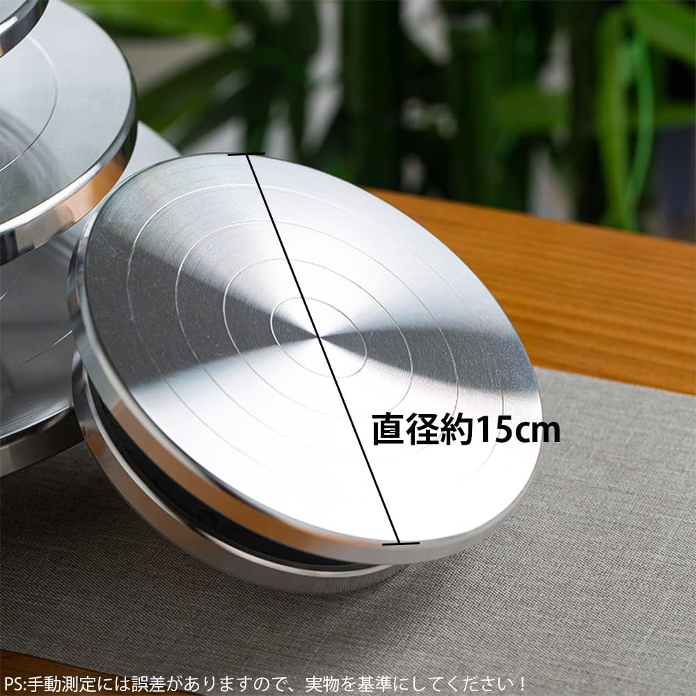 LKCCTK Rotating Swivel Stand Turntable for Small Pottery Sculpting for Home Sculpting and Pottery Workshops 360° Clay, Ceramic, Crafts, Tool,