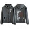 Rapper PLK Graphic Zipper Hoodies Men's Women Clothing Fashion Hip Hop Harajuku Oversized Zip Up Hoodie Sweatshirts Funny Wears