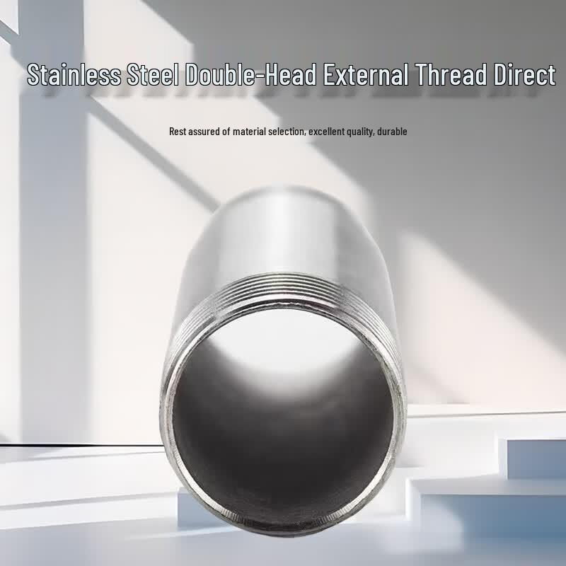 Stainless Steel Threaded Straight Pipe Nipple DN50