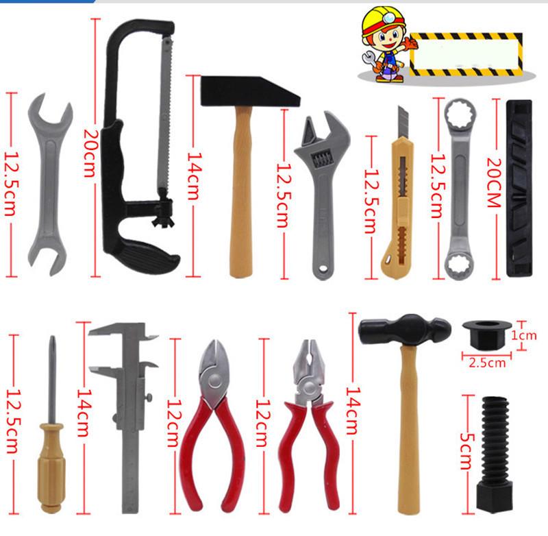 Kids' Construction Worker Costume & Tool Set for Dress-Up Play
