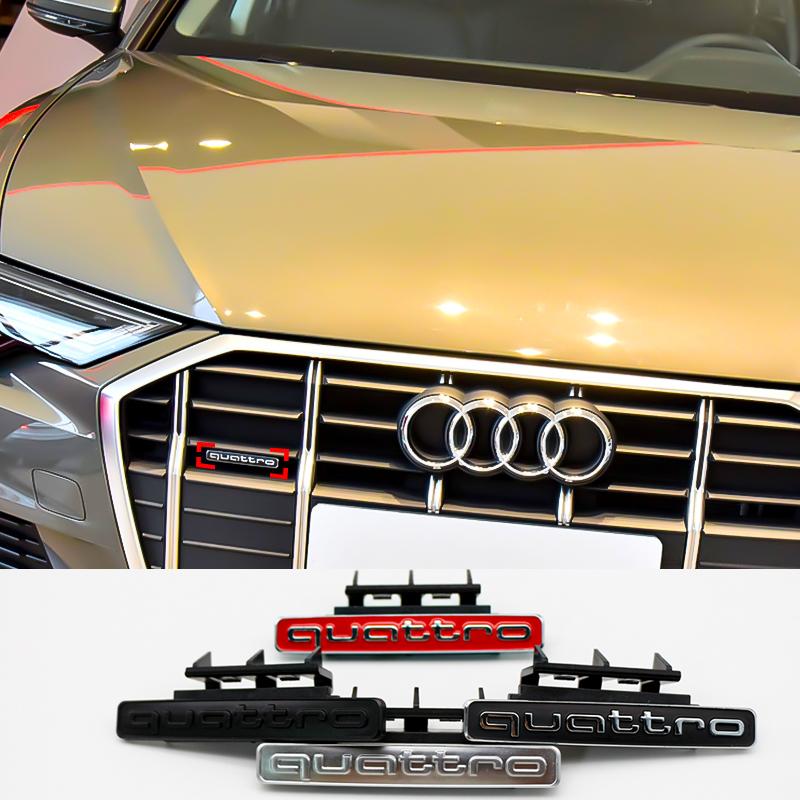 B QUATTRO Znak Přední Mřížka Auta Znak Styling Pro B quattro A6L Sport 2019 2020 2021 2022 Body Kufr Samolepka Příslušenství
