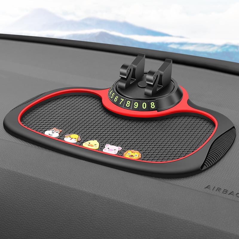 Multifunctional Car Anti-Slip Phone Holder & High-Temperature Resistant Dashboard Pad