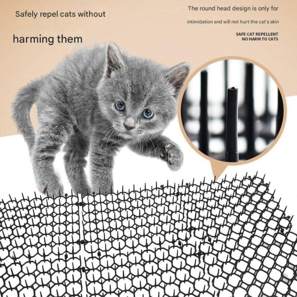 Plastic Cat Repellent Mat Soft Prick Cat-proof Mat New Pet Anti-climbing Mat Indoor & Outdoor