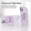 New Creative Phone Grip Stand With Magnetic Ring Holder Compatible With Kickstand Loop