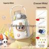 Adorable Pet-Inspired Girls' Thermos Cup - 316 Stainless Steel, Large Capacity, with Straw