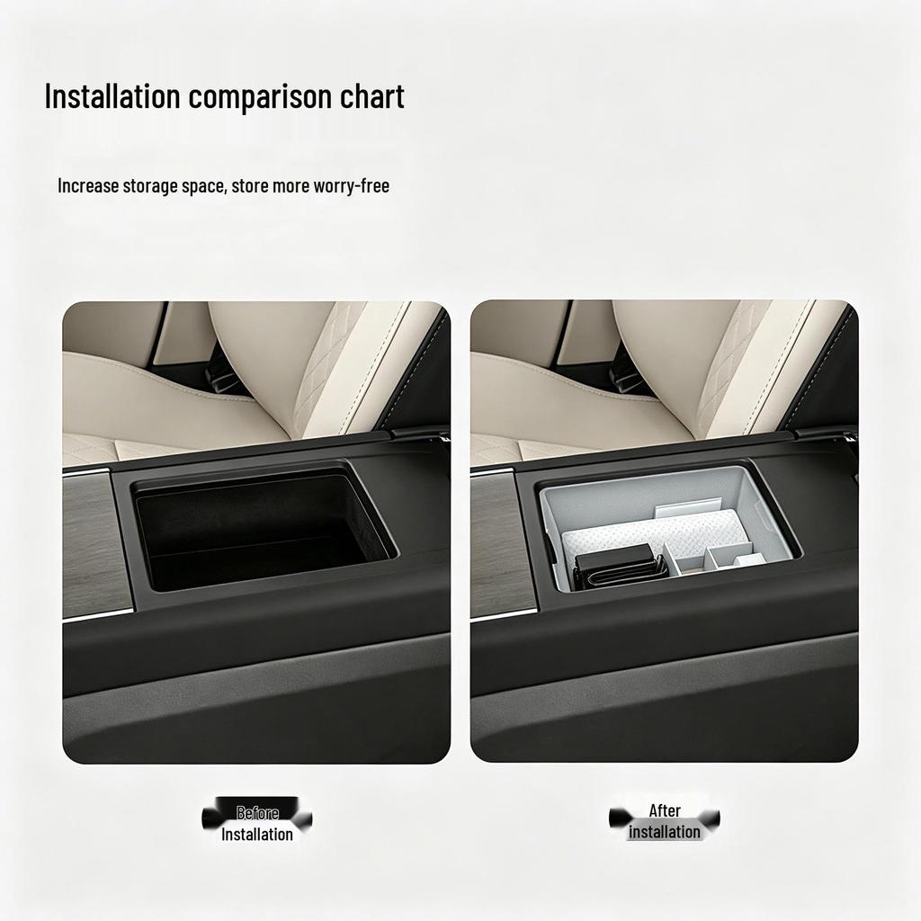Volvo EX90 (2025-2027) Organizzatore portaoggetti per bracciolo console centrale