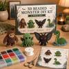 Handgemachtes 3D Perlen Haustier Schlüsselanhänger Bastelset Buntes Perlenstickerei Kunst Handwerk Set Für Kinder