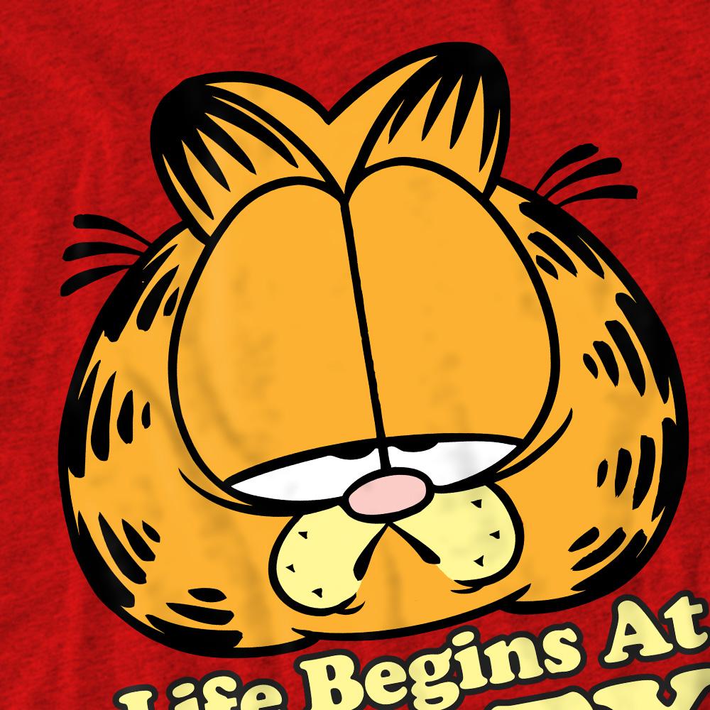 Garfield Unisex Adult Life Begins At Forty T-Shirt