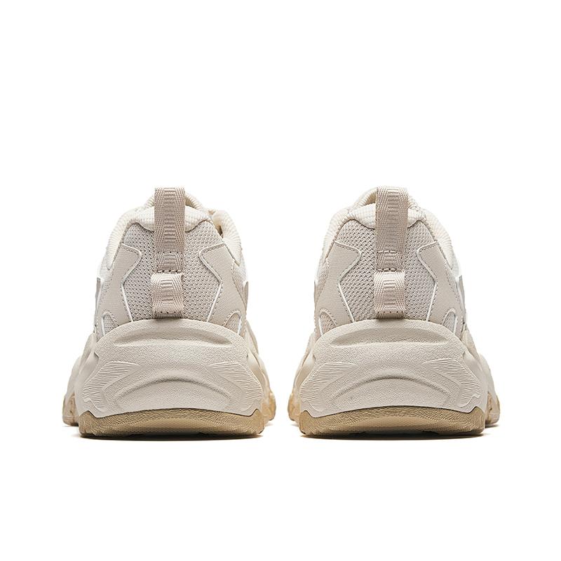 Anta Star Sea 2.0 Trendy Versatile Shock Absorbing Wear Resistant Height Increasing Low Top Casual Shoes Men Sneaker White Beige 912538839-1