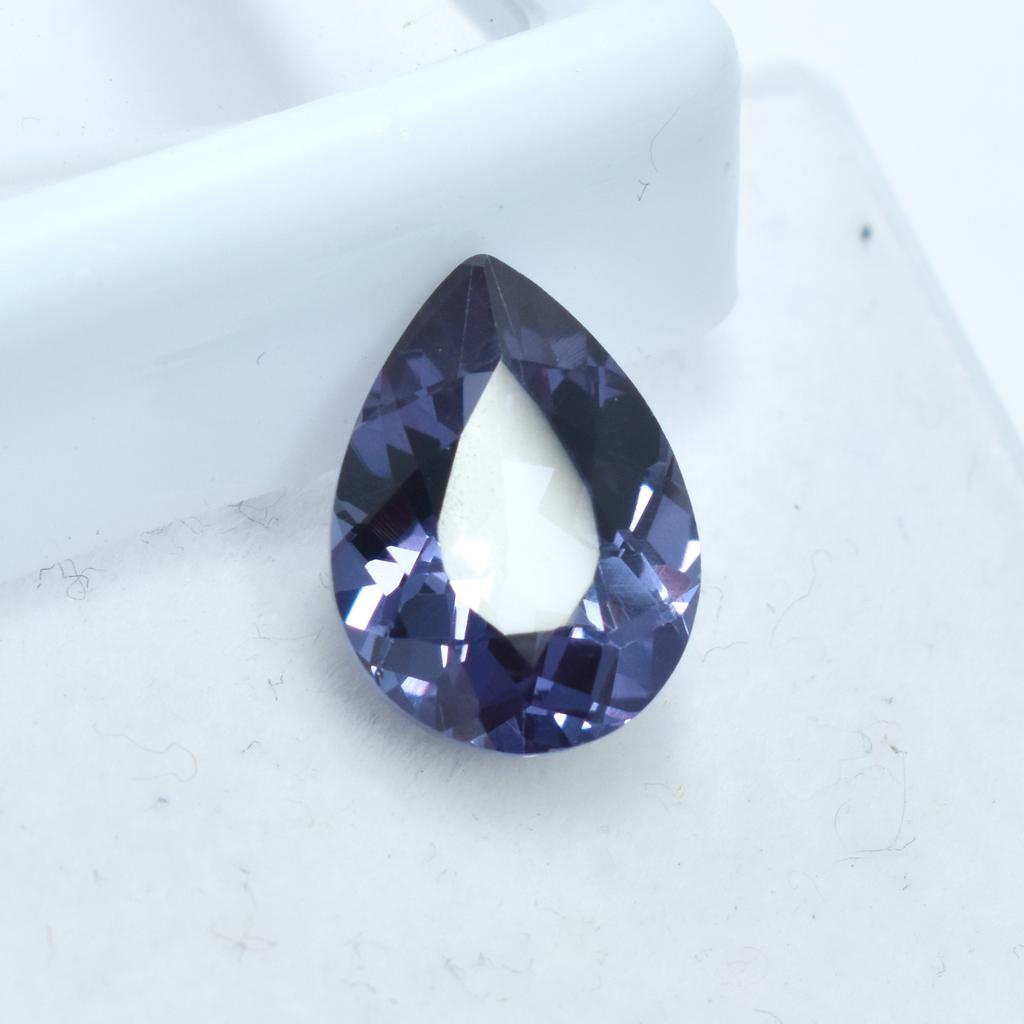 Natural Best Pear Cut Color Change Alexandrite 5.30 Ct Loose Gemstone CERTIFIED.