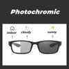 Photochromic  Reading Glasses Blue Light Blocking Square Frame Eyewear For Men Women Far Sight Presbyopia Eyeglasses