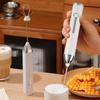 Elektrischer Eieraufschläger Schneebesen 1200mAh Handheld Milchaufschäumer 3 Geschwindigkeiten Einstellbar Eieraufschläger Schneebesen Schaumhersteller Schneebesen Getränke Schaum Mixer
