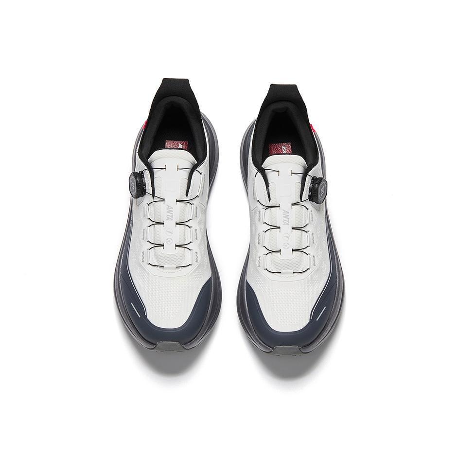 Anta Absolute Sports Shoes With Shock Absorption And Resilience Men Sneakers Paper-White Crystal-Mineral-Gray 112545502R-2