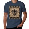 Fleurdelis Black And Gold Tshirt Urban Casual Loose Fit Tee
