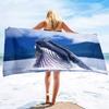 Microfiber Beach Towel Oversized Clearance Towels, Extra Large Sand Free Super Absorbent Travel Pool Towel,Whale Beach Towels