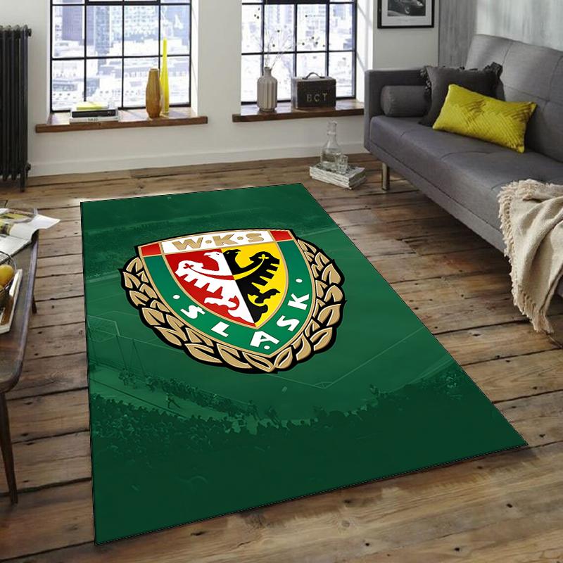 1pc Football Team Design Area Rug - Non-Slip, Soft & Cozy Floor Mat for Living Room, Bedroom, Office - Indoor/Outdoor Decorative Carpet