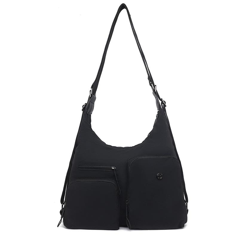 

2026 Multifuncti Female Backpack Casual Shoulder Bags for Women High Capacity Nyl Cloth Backpacks for Girls Rucksack Mochila чёрный