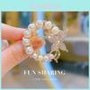 Exquisite Strass- und Perlen-Schmetterlings-Brustblumen-Brosche für Damen Koreanisches Mode-Statement-Stück
