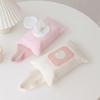Cotton Drawstring Tissue Bag Napkin Holder Container Portable Kitchen Table Tissue Storage Bag Home Room Decoration Accessories