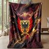 Belgium Football Printed Flannel Blanket Skin Friendly Warm Decorative Throw for Indoor Couch Bed Daily Use
