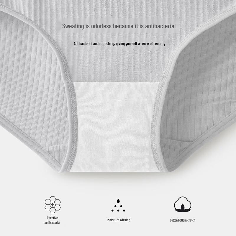 Christies Women's 3-Pack Cotton Seamless Mid-Waist Briefs