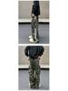 Men's Trendy Retro Vibe Distressed Camouflage Overalls - Slim, Straight, Flared Long Pants