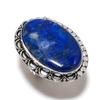 Lapis Lazuli Gemstone 925 Sterling Silver Jewelry Ring Size 10.5