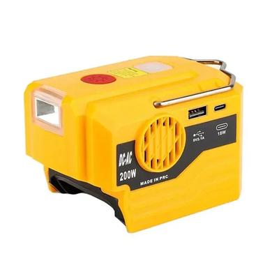Μετατροπέας 220V-230V/AC USB+Type-C Εξωτερικού Χώρου Κάμπινγκ Προσαρμογέας Μπαταρίας Για Παροχή Ρεύματος Μπαταρίας Dewalt 18-20V