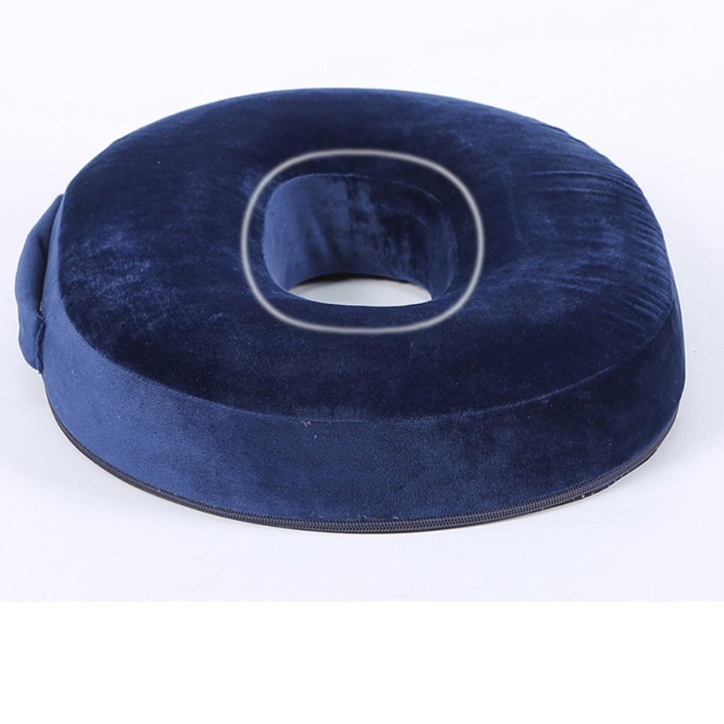 Memory Foam Coccyx Cushion For Office Chair Black Grey Navy Blue