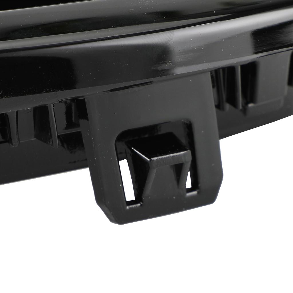 Gloss Black Front Bumper Kidney Grille Grill Fit BMW X3 F25 2011-2014 Dual Line