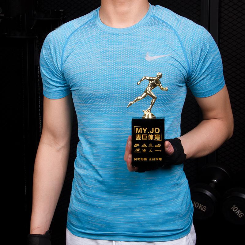 Nike Slim Fit Breathable Sports Casual T-Shirt Men Tops AA3006-033