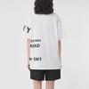 Burberry Drop Shoulder Sleeve T Shirt Women's White 80487481