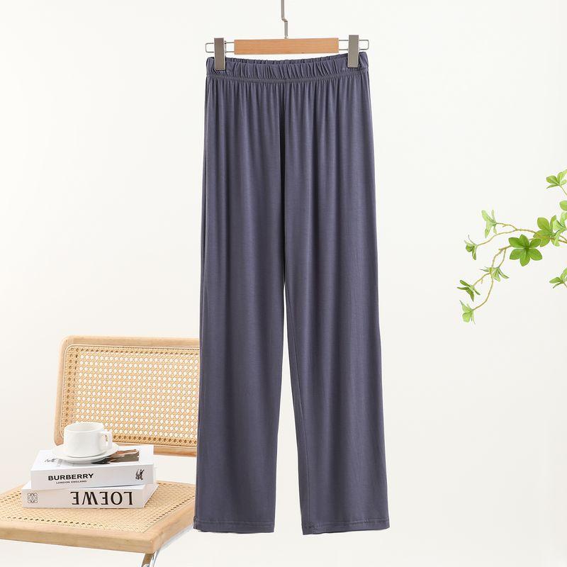 

Loose Modal Pants Women s Spring/Summer Thin Loungewear Pajama Shorts Plus Size Anti Mosquito Pants Outwear Casual High Waist Loose Pants Iron Gray M (recommended 40.00 kg-50.00 kg