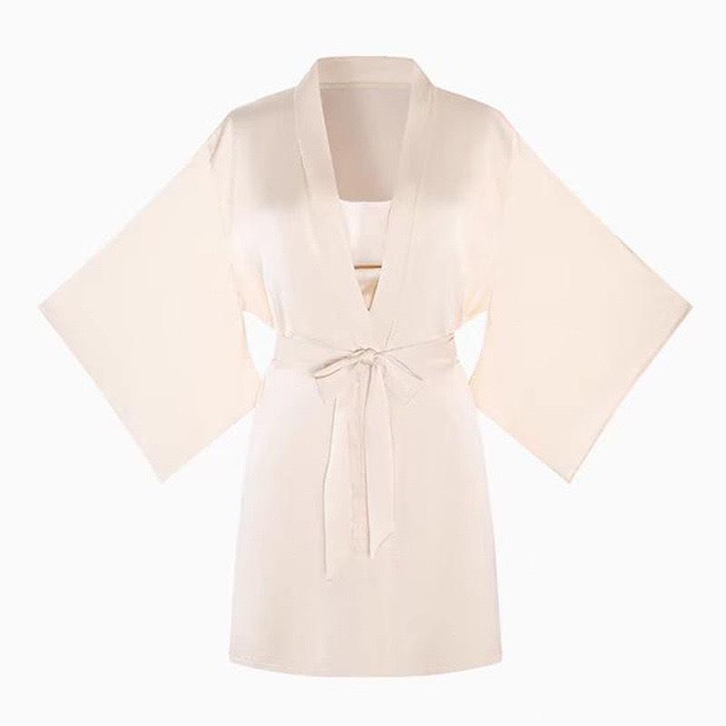 High-End Ice Silk Women's Summer Nightdress with Chest Pad, Princess-Style Embroidery, Wearable Outside as Suspender Pajamas or Homewear