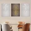 Nordic Golden Plant Leaves and Flowers Wall Art Canvas Painting Wall Pictures for Living Room Decoration Pictures Morden Decor
