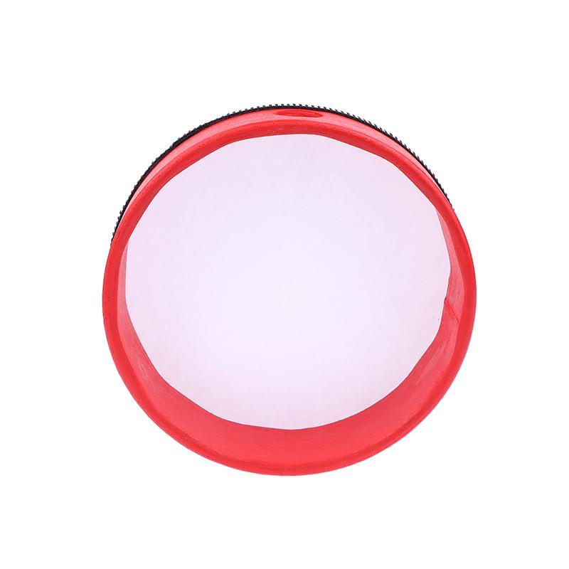 Kids Wooden Hand Drum Music Percussion Instrument Red Handheld Percussion Hand Drum Educational Toys Hand Beat