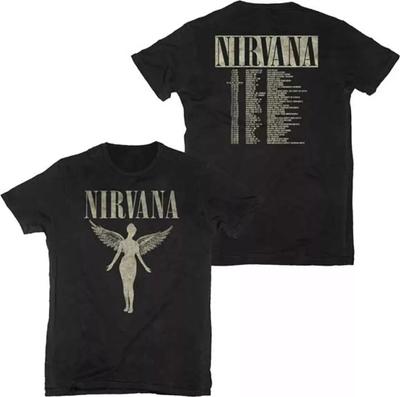 Nirvana 1993 In Utero Oboustranné Tour Tričko, Nirvana Tričko Vše