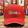 Mexico Gothic Print Baseball Cap Unisex Adjustable Polyester Casual Outdoors Baseball Hat