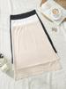 Women's European & American Lace Hem Summer Dress with Anti-exposure Lining