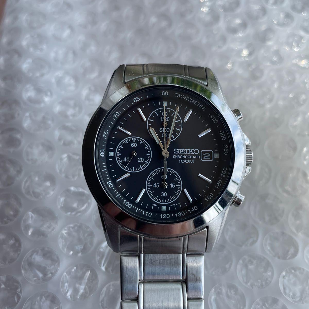 Used SEIKO Seiko watch men s chronograph