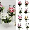 Accessories Simulation Bonsai Plastic Fake Plant Flower Potted  Home Office Decoration