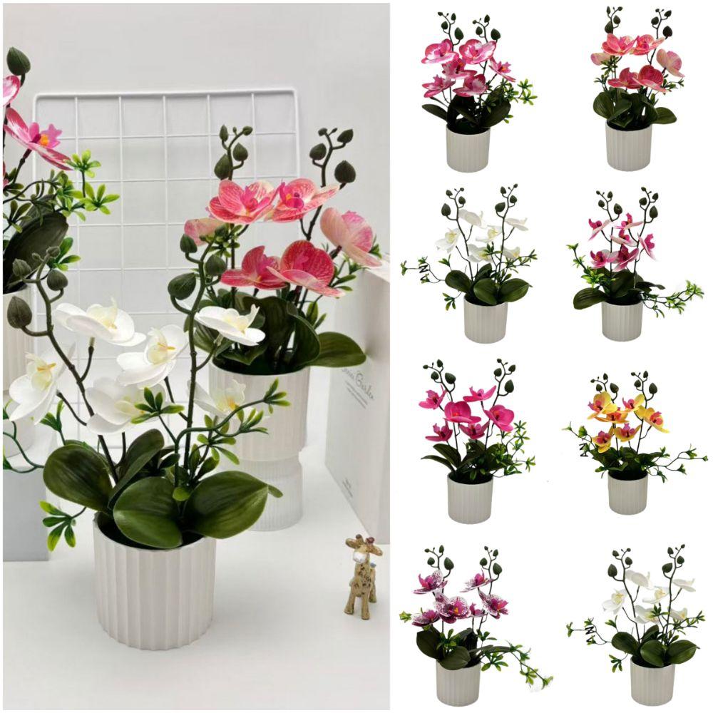 Accessories Simulation Bonsai Plastic Fake Plant Flower Potted  Home Office Decoration
