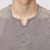 Short-sleeved Men's T-shirt Summer Chinese Style Cotton and Linen Clothes Fashion Simple T-shirt