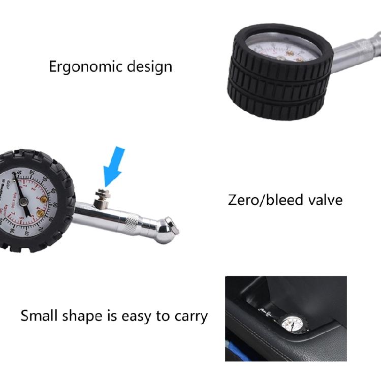 Tire Pressure Gauge Car Tyre Pressure Checker with Housing Air Pressure Gauge
