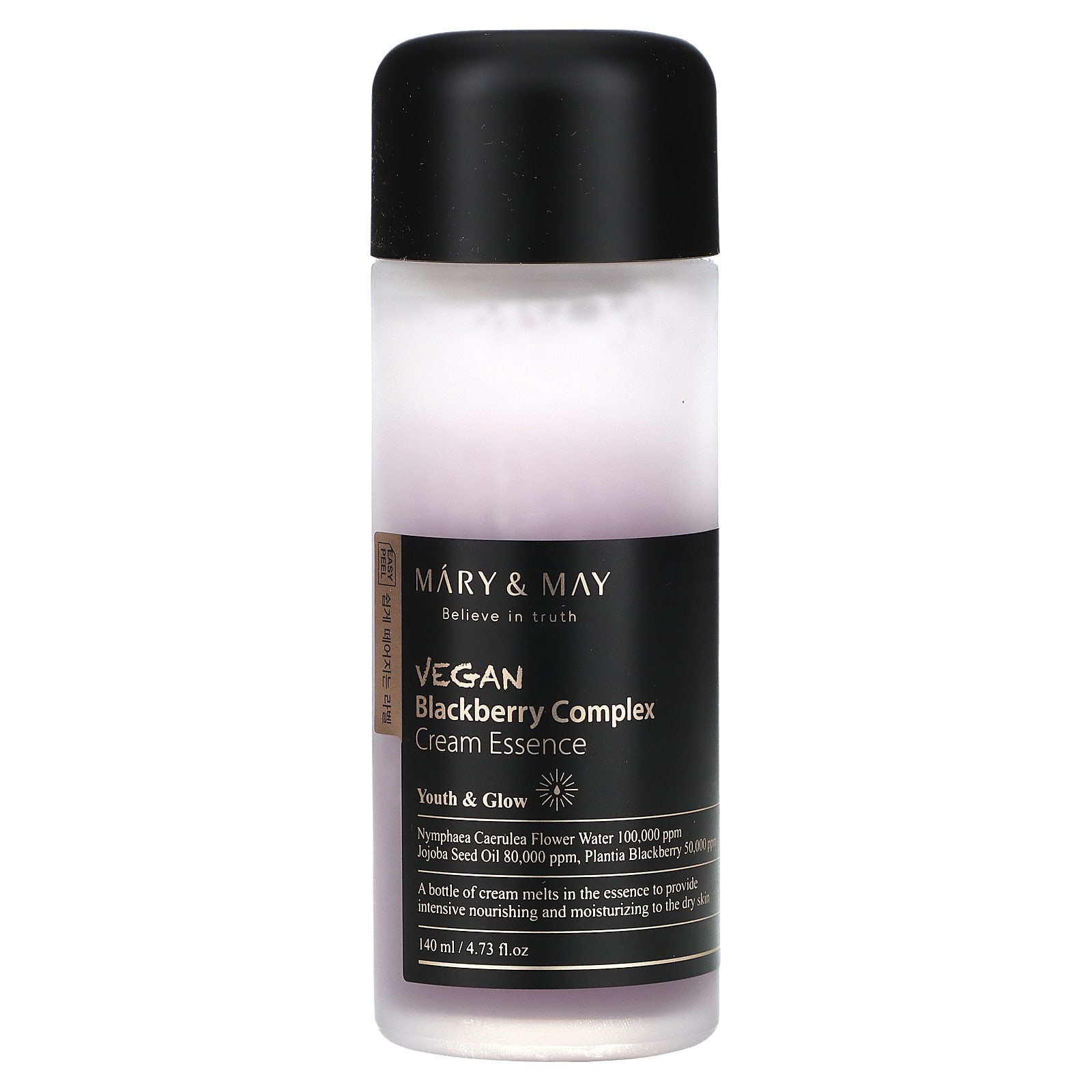 

Mary & May, Vegan Blackberry Complex Cream Essence, 140Ml(4.73Fl Oz)