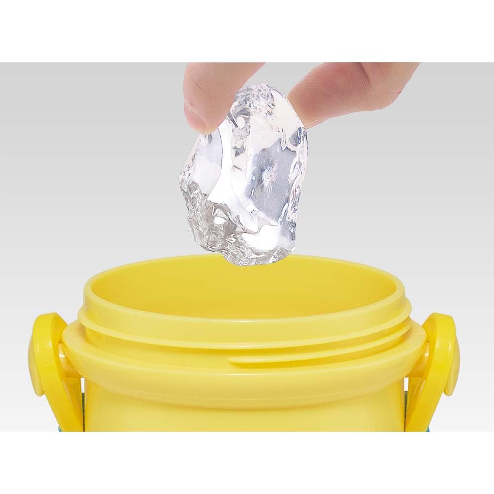 Skater Children's Water Bottle, 480ml, Direct Drinking, Plastic, One-Touch Operation, Dishwasher Safe, Made in Japan, Paddington Bear Design, for