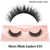 FOXESJI Mink Half Lashes Extension Natural Daily Reusable Short Strip Eye Lashes Mink Fluffy Soft Half False Eyelashes Make Up